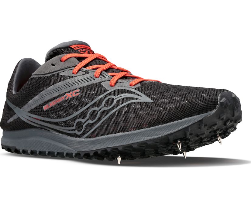 Saucony Kilkenny Xc9 Spike Löparskor Dam Svarta Grå | Sverige 615ZUT